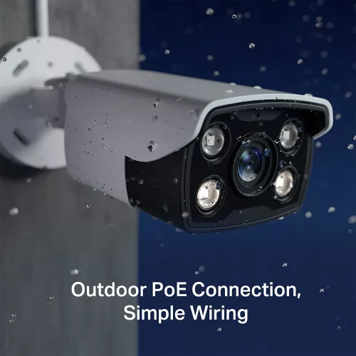 Cámara Seguridad Ext TP-LINK Vigi C340 Color Ip67 Día Noche 2K 4mp