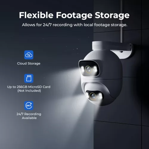 Cámara Cableada Exterior Xiaomi Imilab EC6 Dual Pro Ip65 3K+3K 360°