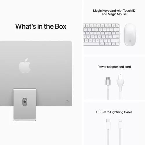Equipo All in One Apple iMac M1 8-core, 8GB, 256GB SSD, 24" 4.5K, Español