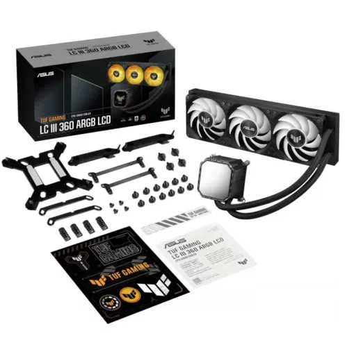 Cooler Liquido Asus TUF Gaming LC III 360 ARGB LCD negro