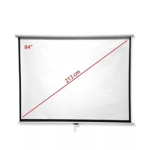Pantalla 84" Para Proyector Blanco Mate