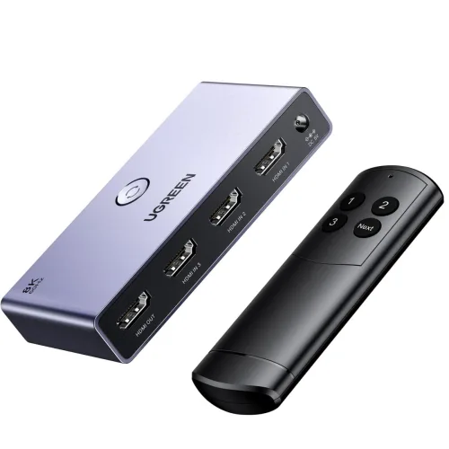 Switch Ugreen 3 En 1 Hdmi 4k Con Control