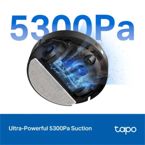 Aspiradora Robot Tp-Link Tapo Rv30 Max Plus Con Base Autovaciado 5300Pa