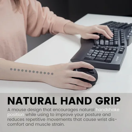 Mini Mouse Diestro Ergonómico Inalámbrico Perixx 719