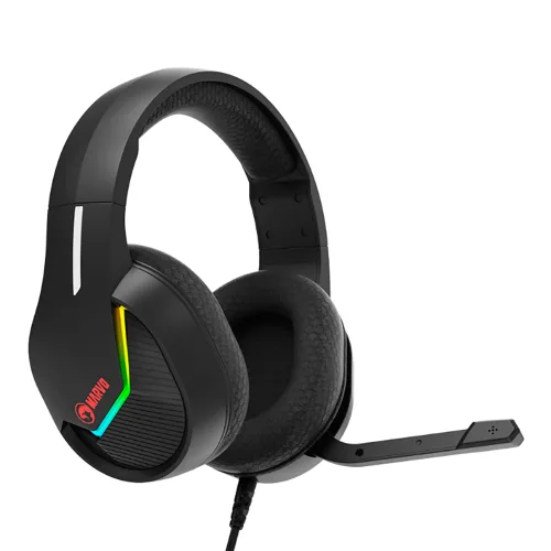 Auriculares Gaming USB Marvo H8618 RGB PC