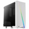 GABINETE Case Aerocool Cylon Mini WG / 1 pcs fan -USB3.0 x 1 -Glass Edition -White-