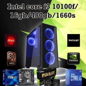 INTEL CORE I3-10105F 16GB DDR4 1660 SUPER 6GB GDDR6