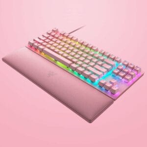 Razer Huntsman V2 Tenkeyless – Linear Optical Switch – US – Quartz - Imagen 4