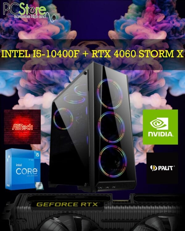 Intel Core i5 10400f + 16gb + RTX 4060