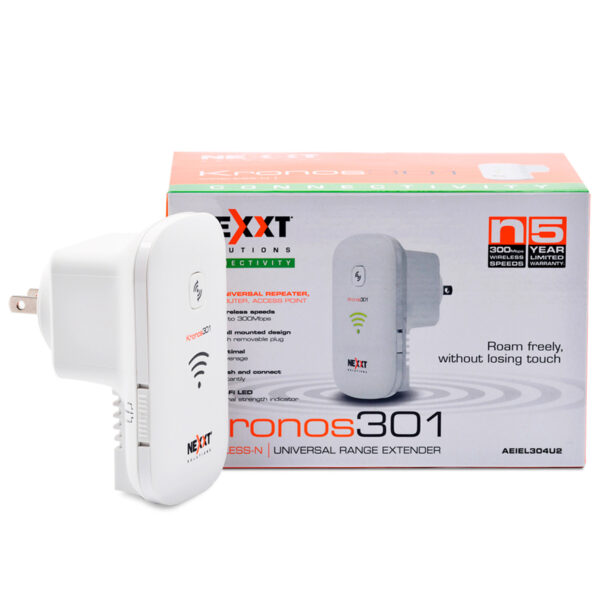 Extensor De Internet Repetidor WiFi Nexxt Kronos 301