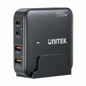 Cargador GaN Unitek de escritorio 70w