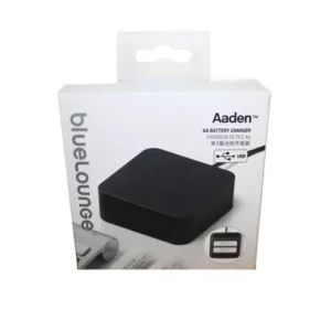 BLUE LOUNGE- CARGADOR DE PILAS AA USB. Super compacto
